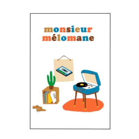 Carte double (+ env) Monsieur mélomane